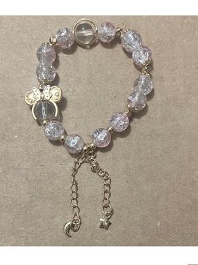 ✨ Pink Moon & Star Charm Bracelet ✨